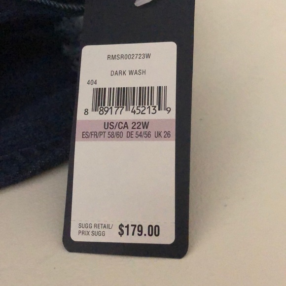 Rachel Roy Dark wash jumpsuit - Picture 4 of 8